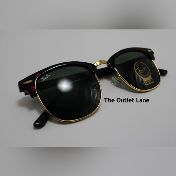 Model Display RayBan Clubmaster Green G15 RB3016 Tortoise - Picture 7 of 16